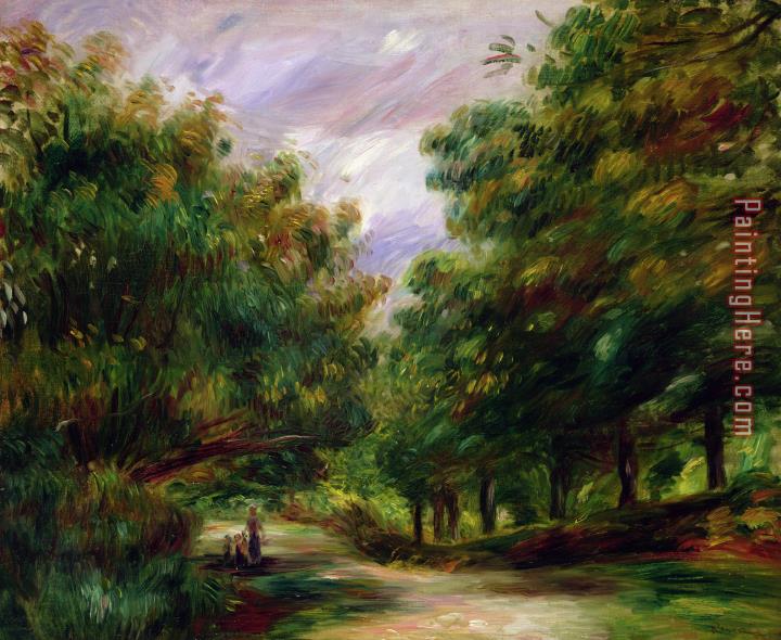 Pierre Auguste Renoir The road near Cagnes